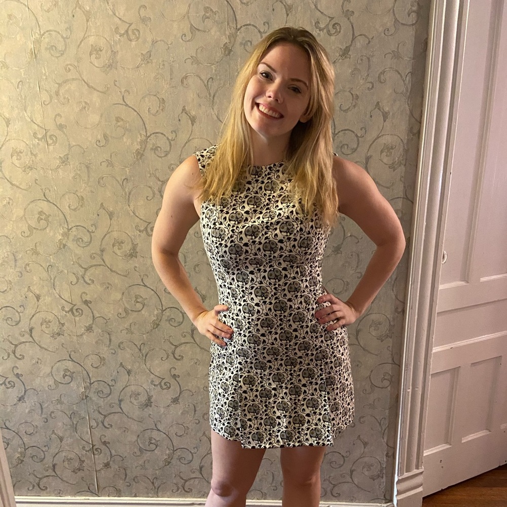 FINAL SALE Zara patterned dress
